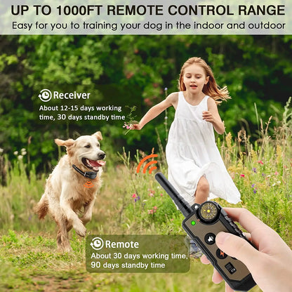 300m Dog Shock Collar with Vibrate & Sound 5