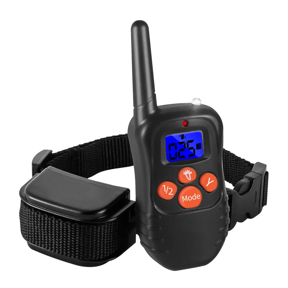 Remote Controlled 300m Bark Stopper E-Collar for Dog Training 2