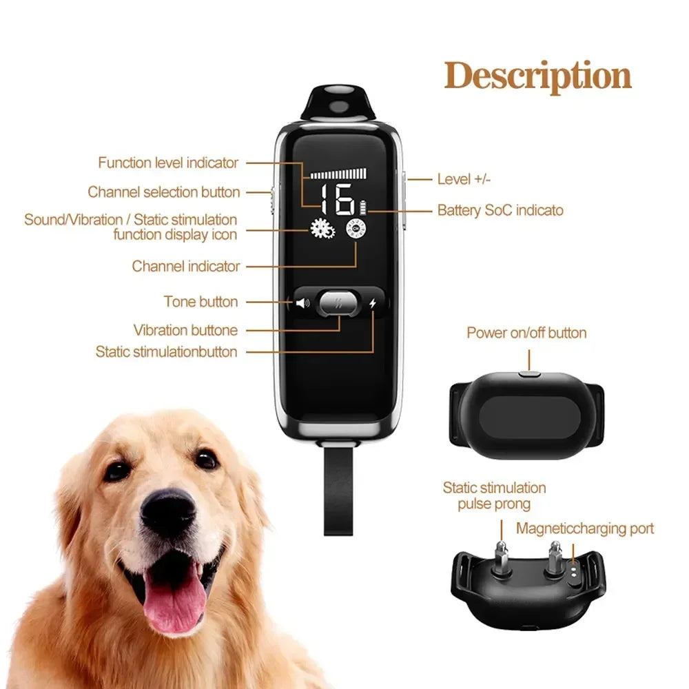 400m Anti-Bark Digital Dog Training Collar 5