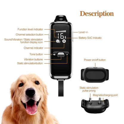 400m Anti-Bark Digital Dog Training Collar 5