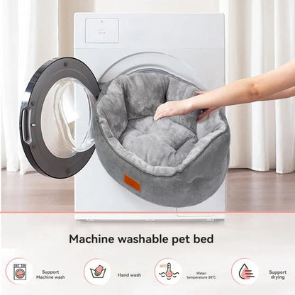 Machine-Washable Fleece Pet Bed for Small Dogs & Cats 5