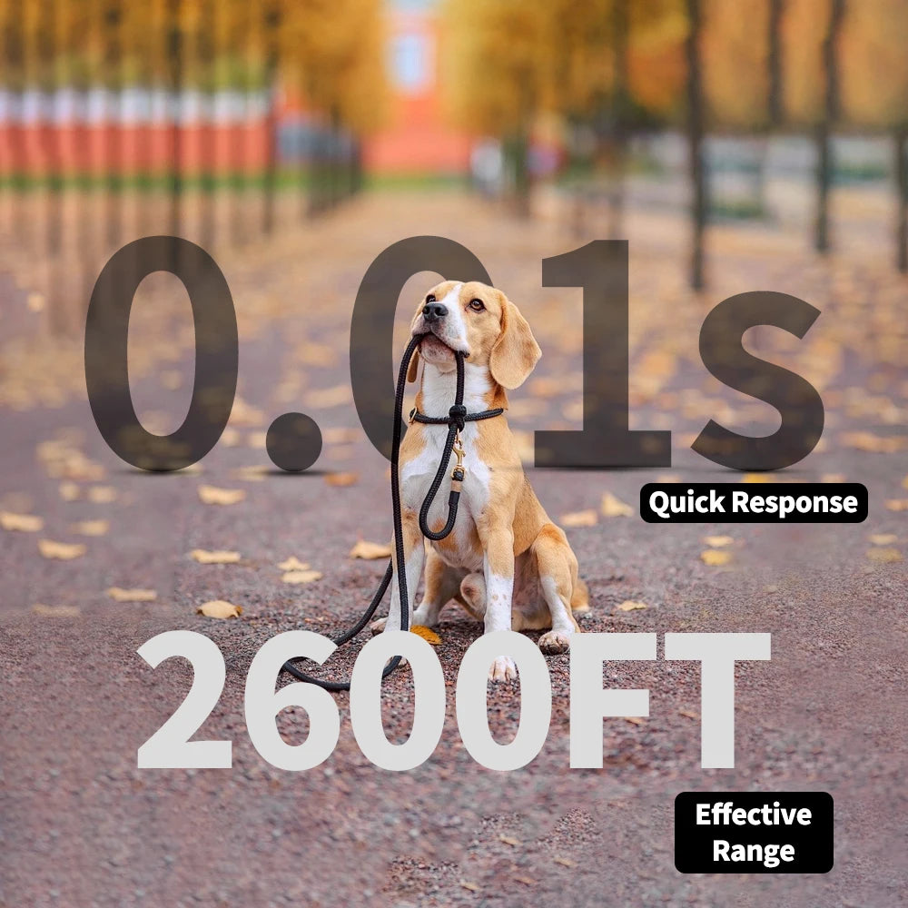 800m Dog Training Collar with Colour LCD Remote Control 7