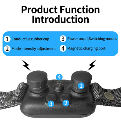 Smart Anti-Bark Dog Training Collar with 4 Safe Modes 3