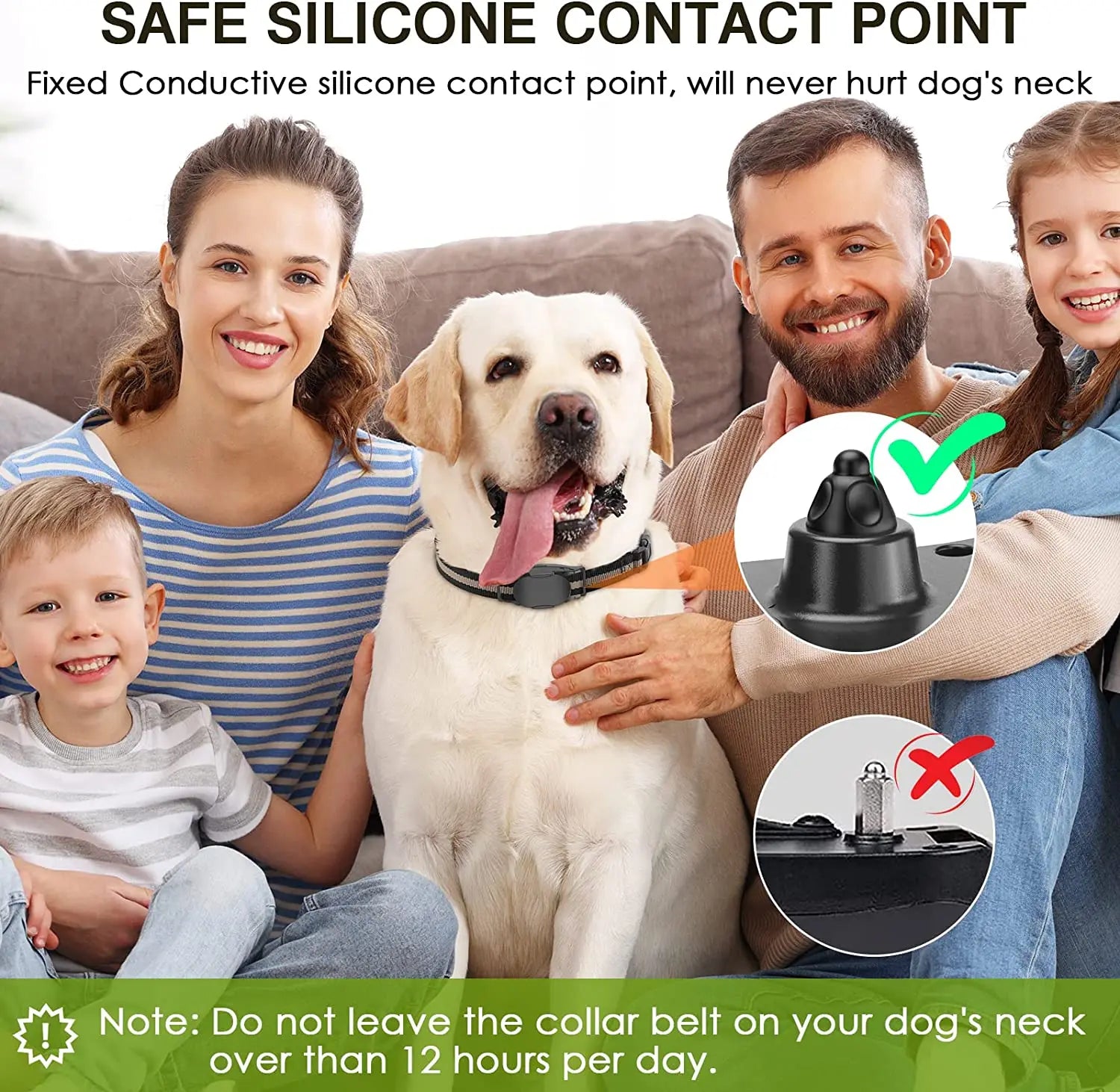 300m Dog Shock Collar with Vibrate & Sound 6