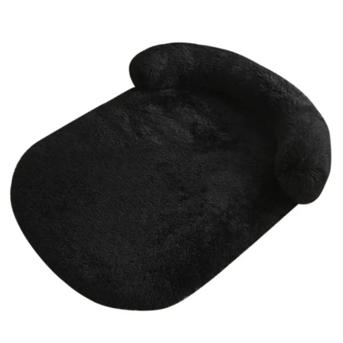 Plush Dog Bed with Supportive Bolster for Head & Neck 9