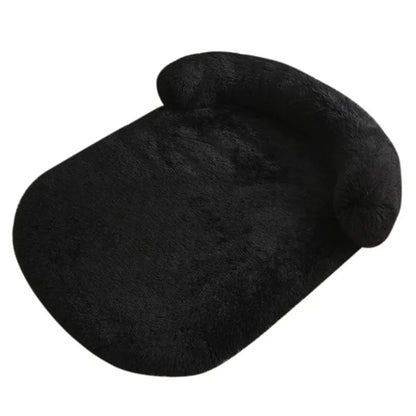 Plush Dog Bed with Supportive Bolster for Head & Neck 9