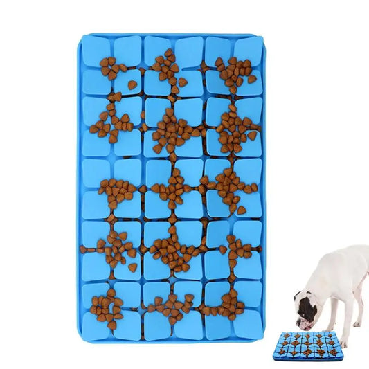 Slow-Feeder Silicone Dog Lick Mat | Dog Snuffle Mat with Suction Cup Base 1