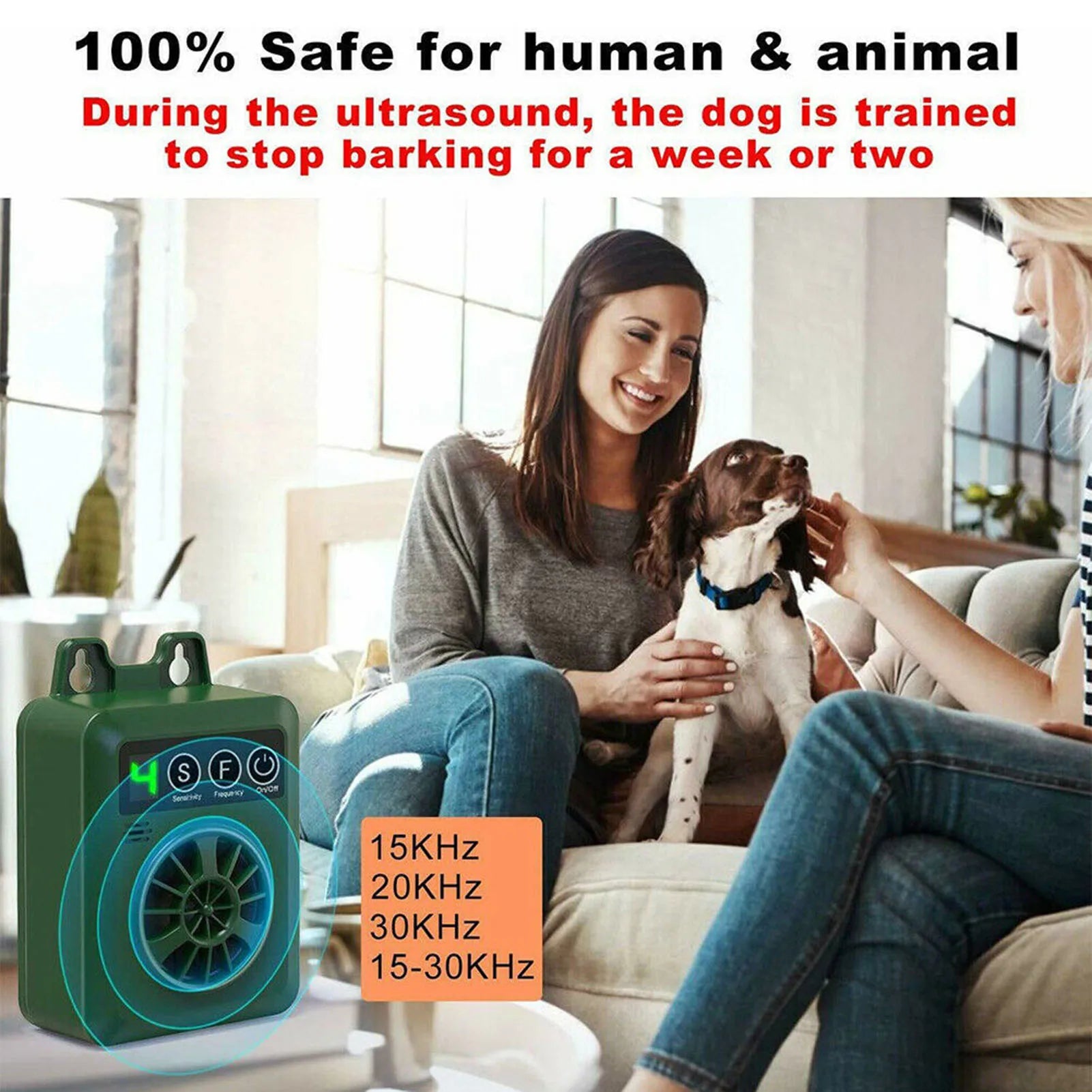 Ultrasonic Anti-Bark Device for Outdoors 3