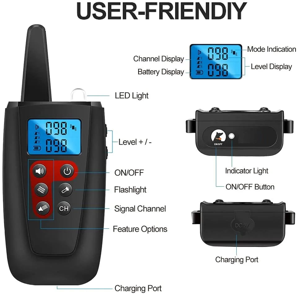No-Shock Vibration Dog Collar & Remote | No Prongs, Humane Training Tailzy No-Shock Vibration Dog Collar & Remote | No Prongs, Humane Training Tailzy