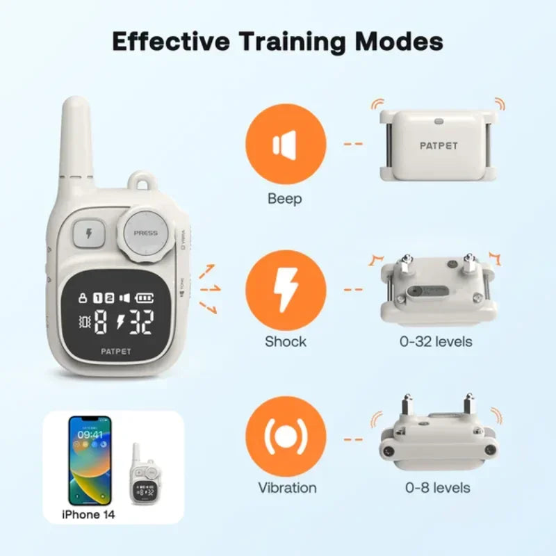 Compact Remote Control Dog Training Collar for Smaller Dogs 4