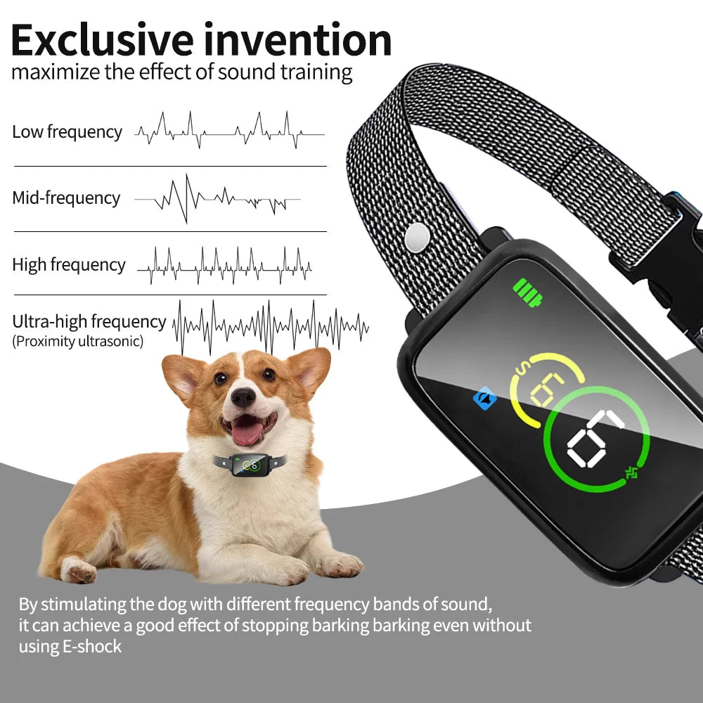 Smart Anti-Bark Dog Training Collar with 4 Safe Modes 2