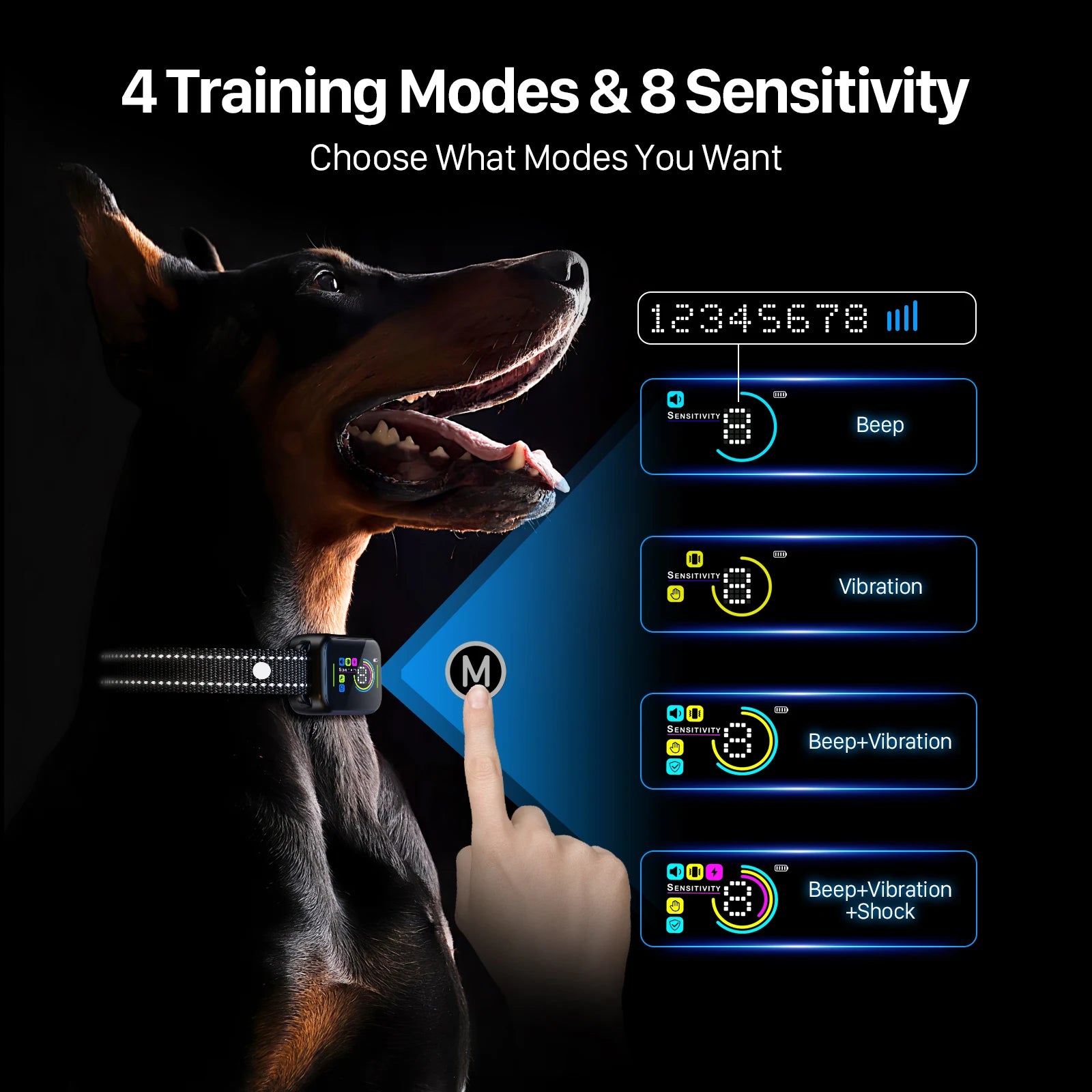 Smart Dog Training E-Collar with Anti-Bark Technology 6