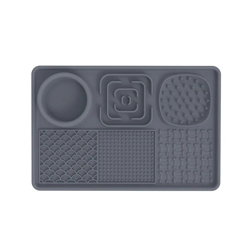 Silicone Dog Lick Mat for Interactive Slow Feeding | Non-Slip Pet Feeding Puzzle with Suction Cups 3