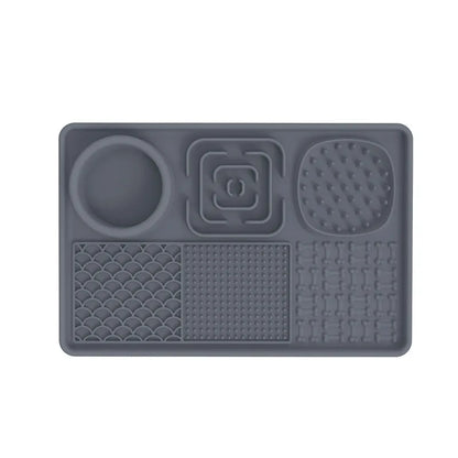 Silicone Dog Lick Mat for Interactive Slow Feeding | Non-Slip Pet Feeding Puzzle with Suction Cups 3