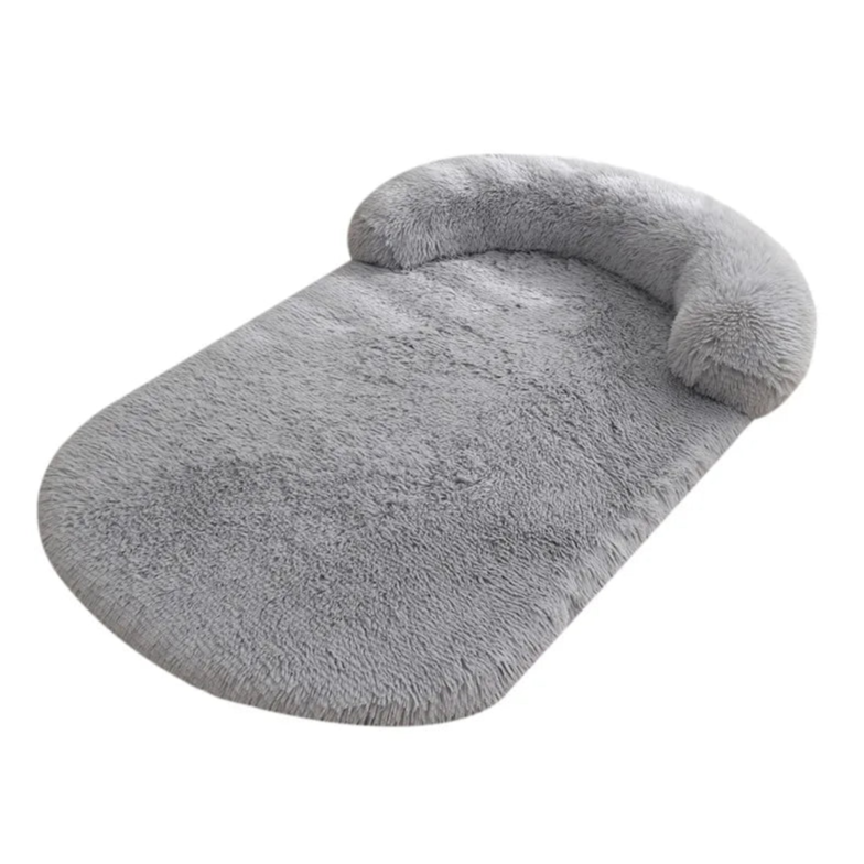 Plush Dog Bed with Supportive Bolster for Head & Neck 4