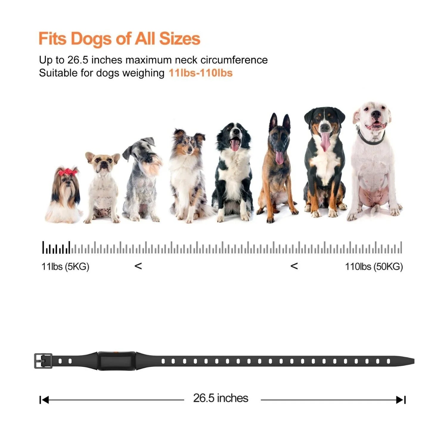 Up to 425m Range Anti-Bark E-Collar & Remote Control 5
