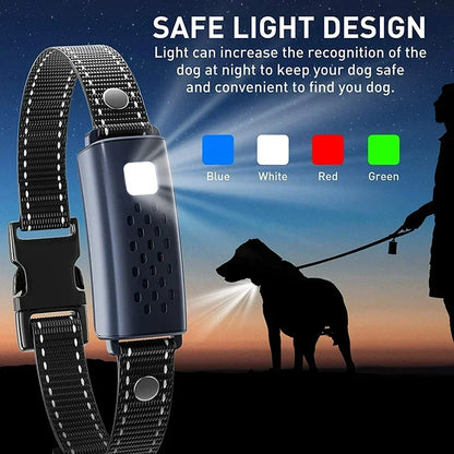 Night-Safe Flashlight Dog Training Collar & Remote Control up to 1000m