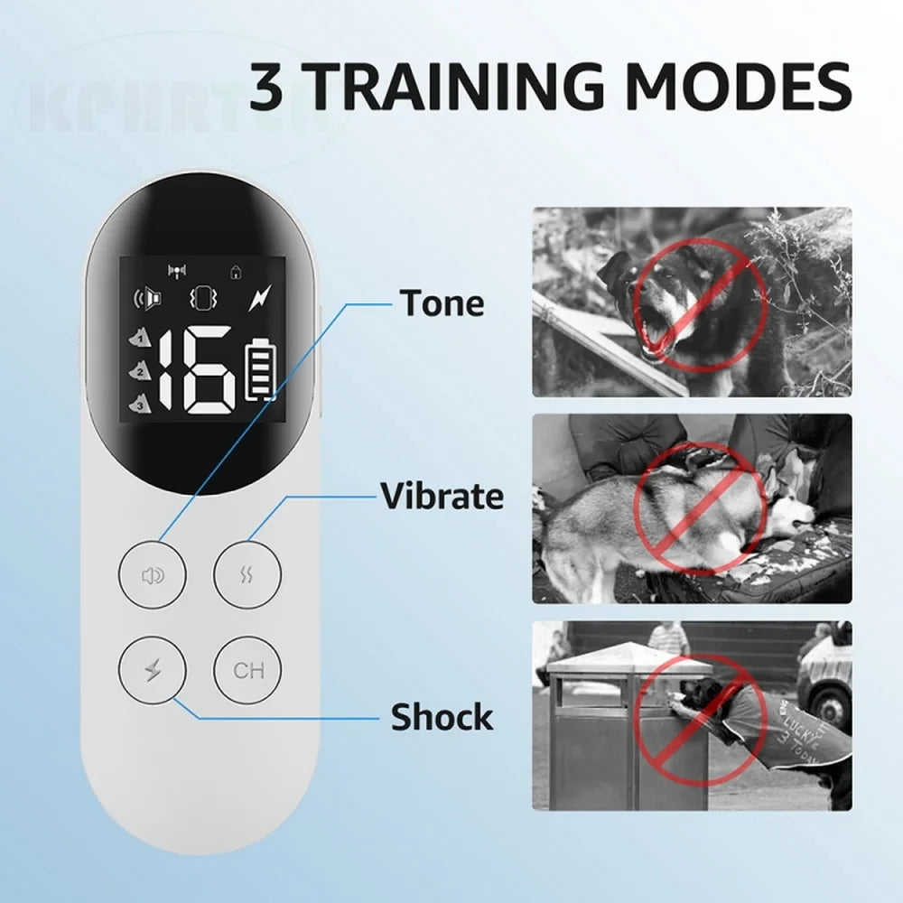 Digital Remote Controlled Dog Training Collar | Up to 300m Range 7