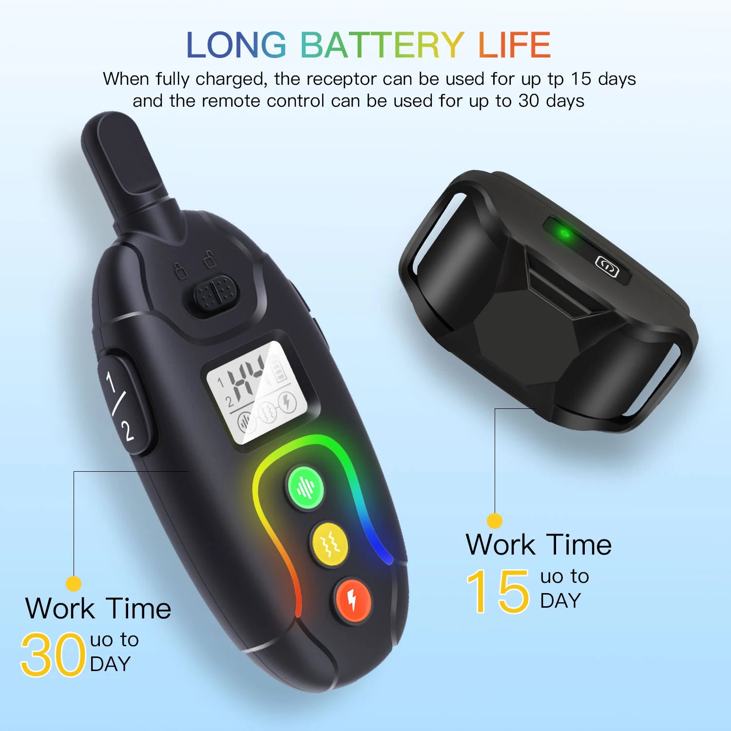 350m Dog Training Collar with Remote Control | Long-Lasting USB Rechargeable 5