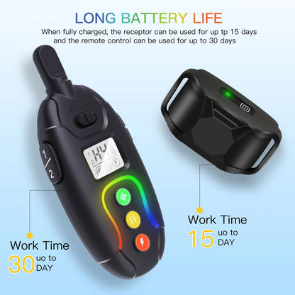 350m Dog Training Collar with Remote Control | Long-Lasting USB Rechargeable 5