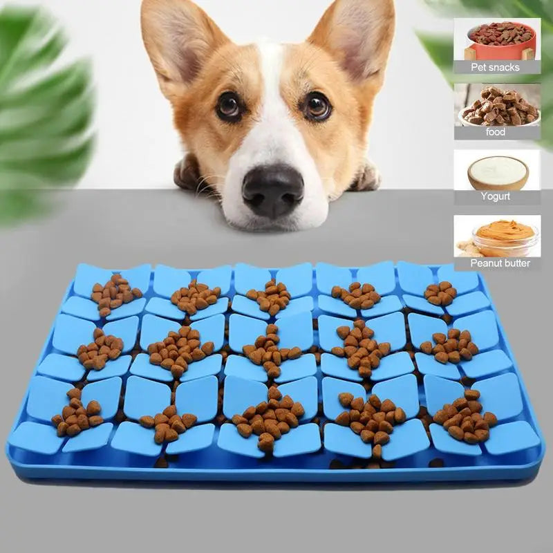 Slow-Feeder Silicone Dog Lick Mat | Dog Snuffle Mat with Suction Cup Base 8