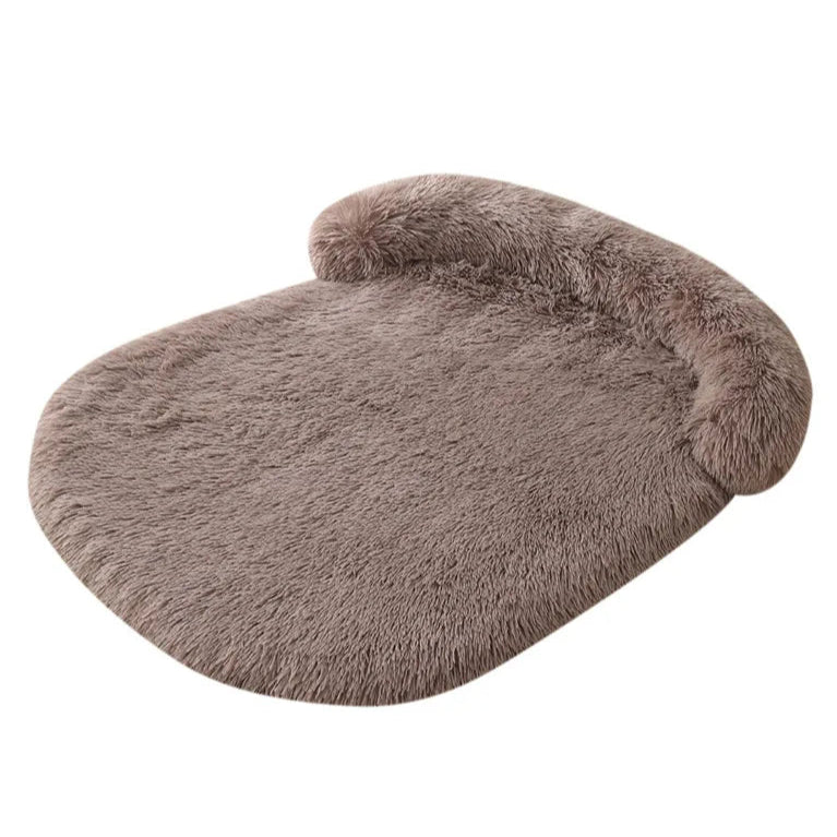 Plush Dog Bed with Supportive Bolster for Head & Neck 7