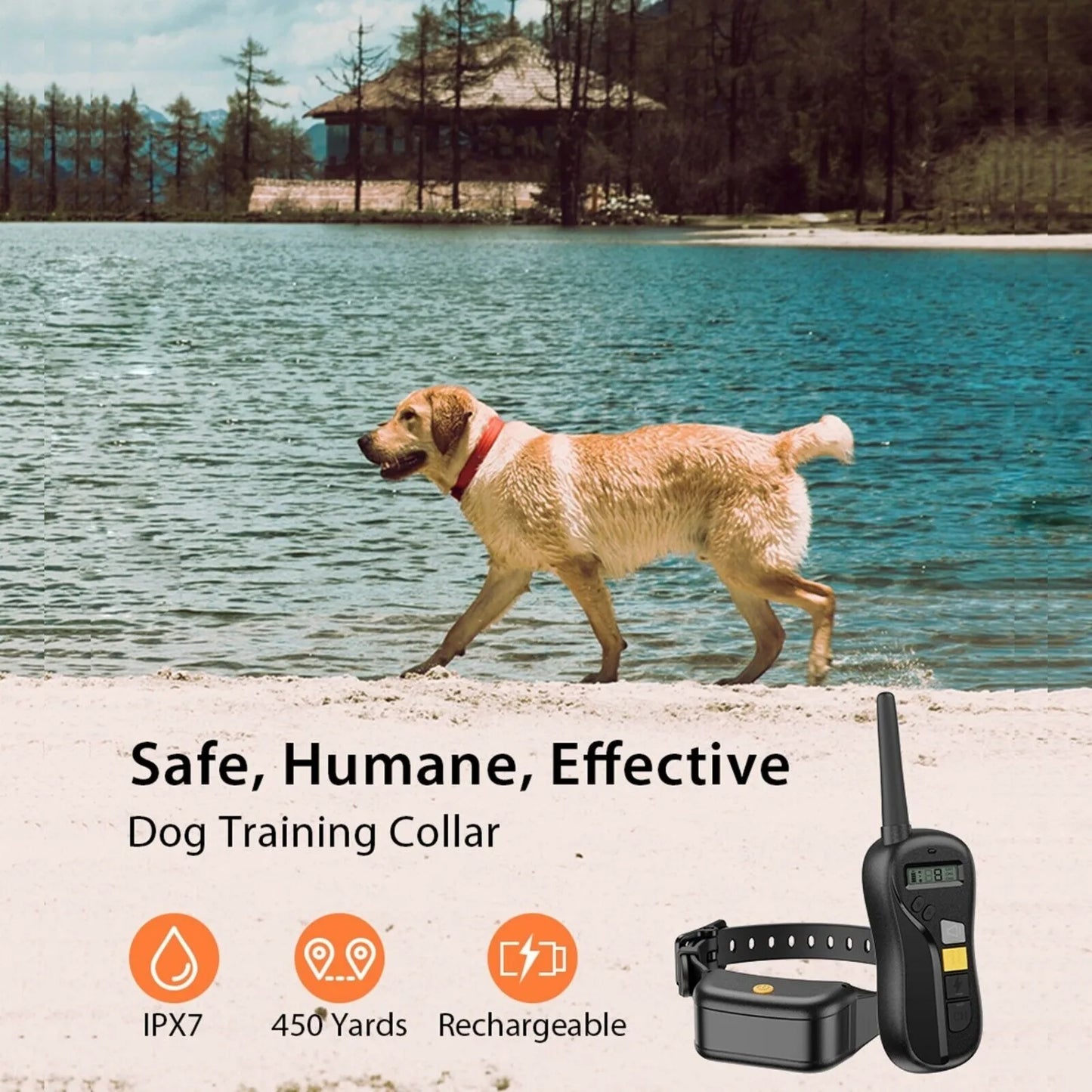 Up to 425m Range Anti-Bark E-Collar & Remote Control 4