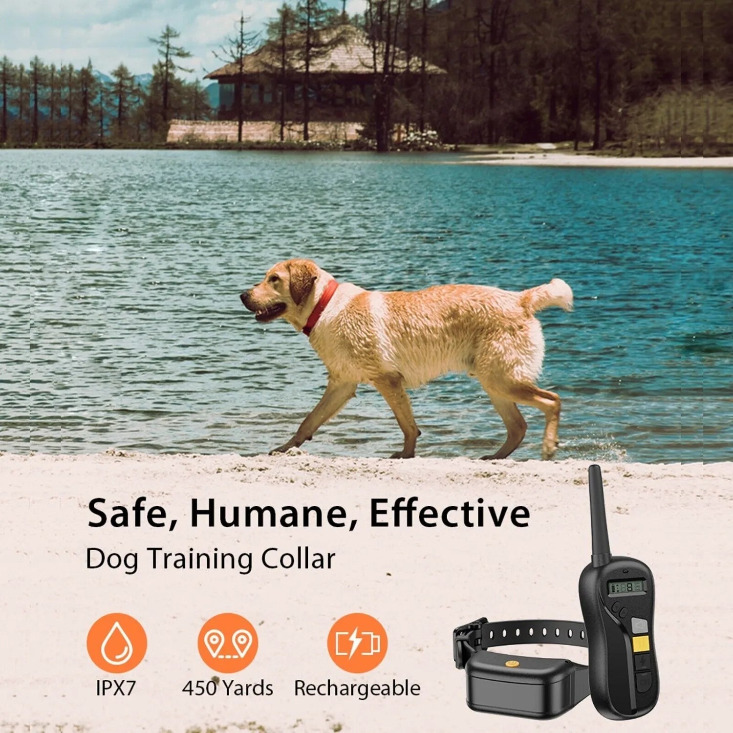 Up to 425m Range Anti-Bark E-Collar & Remote Control 4