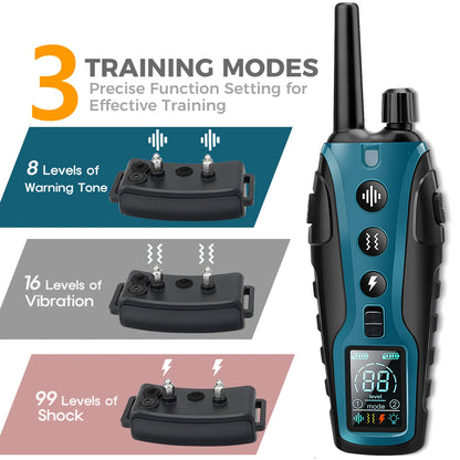 Night-Safe Flashlight Dog Training Collar & Remote Control up to 1000m