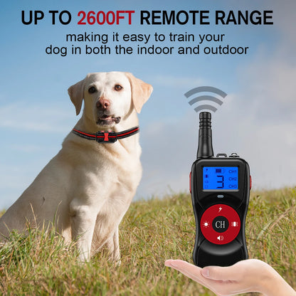 800m Nylon Dog Training Collar & Remote Control 9