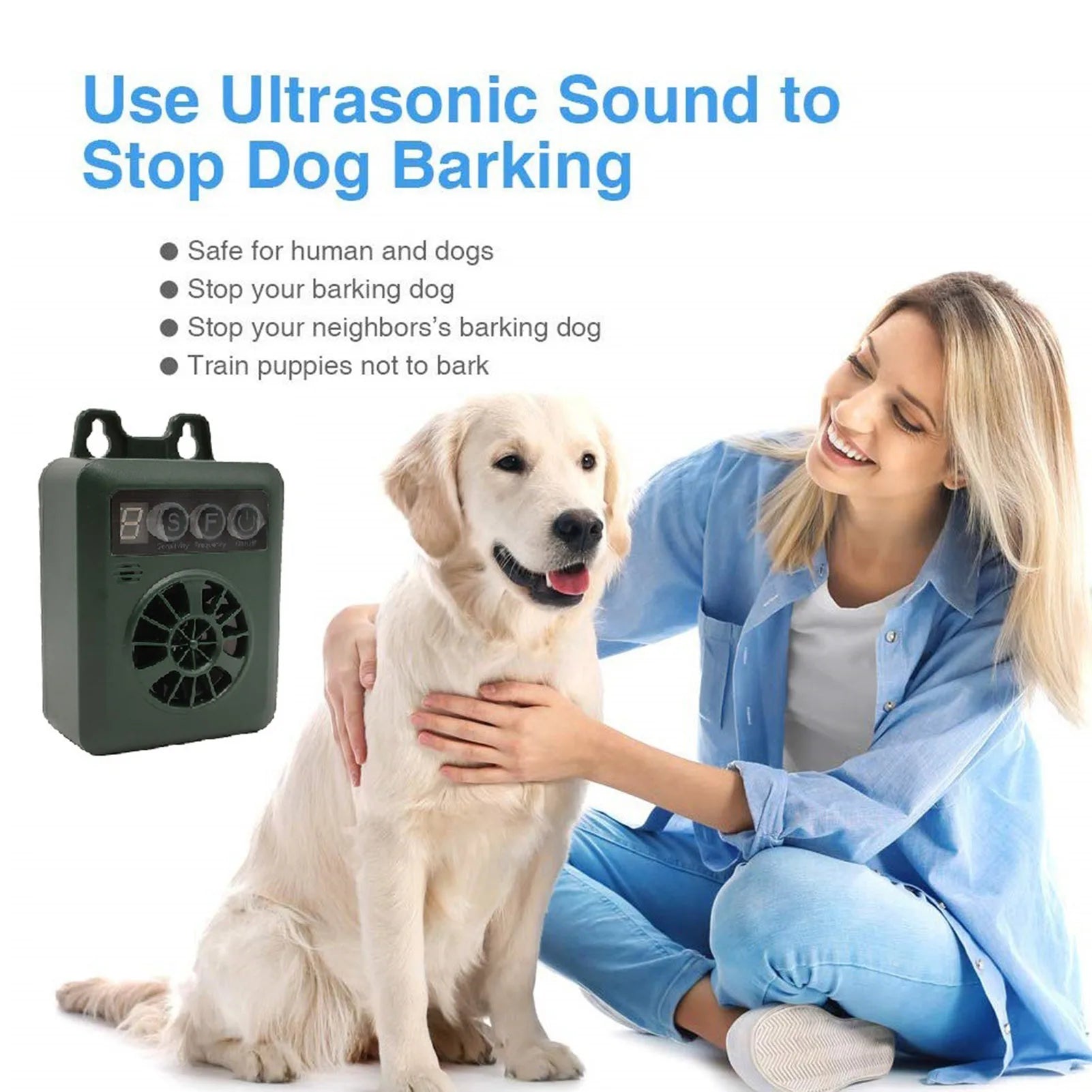 Ultrasonic Anti-Bark Device for Outdoors 5