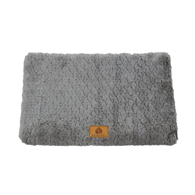 Short-Plush-Dog-Bed-Mat-with-Washable-Zipped-Cover-4