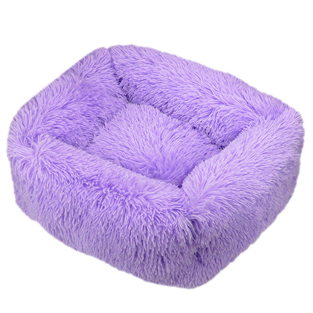 Square-Furry-Plush-Calming-Dog-Bed-with-Washable-Cover-1
