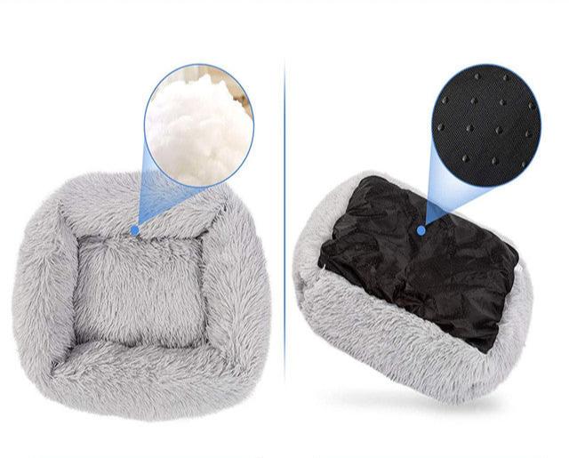 Square-Furry-Plush-Calming-Dog-Bed-with-Washable-Cover-5