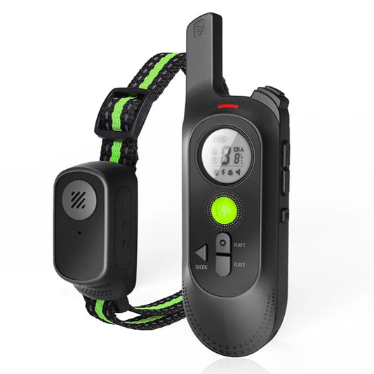 Voice Command Remote Controlled Dog Training Collar with 4 Safe Modes 1