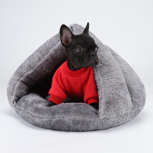 Warm-Snug-Fleece-Pet-Bed-Nest-for-Small-Dogs-Cats-11