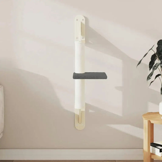 Aesthetic Cat Wall Shelf & Scratching Post 1