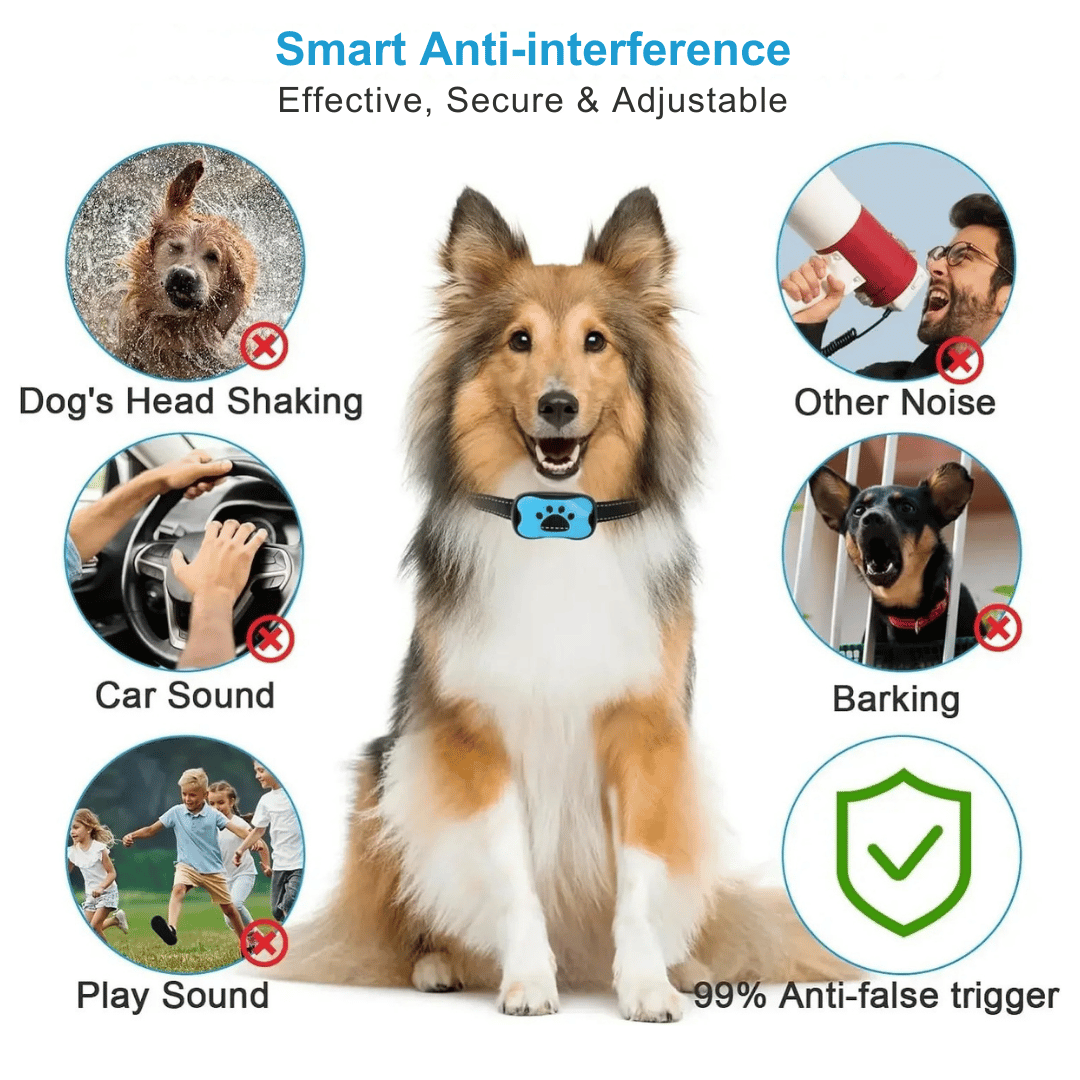Anti-Bark Collar | No Shock Sound & Vibration Dog Training Device 14