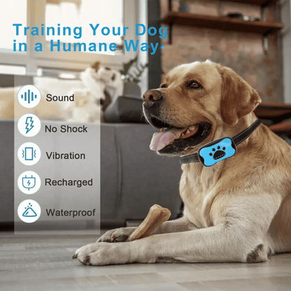 Anti-Bark Collar | No Shock Sound & Vibration Dog Training Device 7