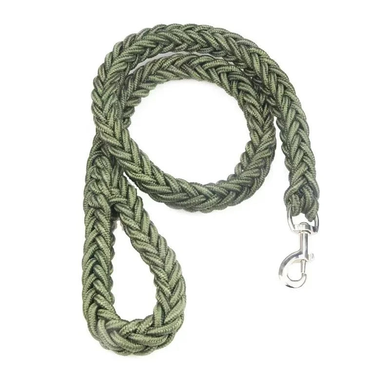 Heavy-Duty Thick & Strong Dog Lead | Durable Braided Nylon Dog Leash