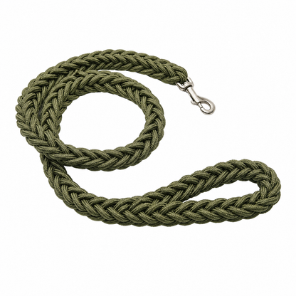 Extra Thick Braided Dog Lead for Large Dogs | Heavy Duty Wide Rope Leash up to 3cm Width