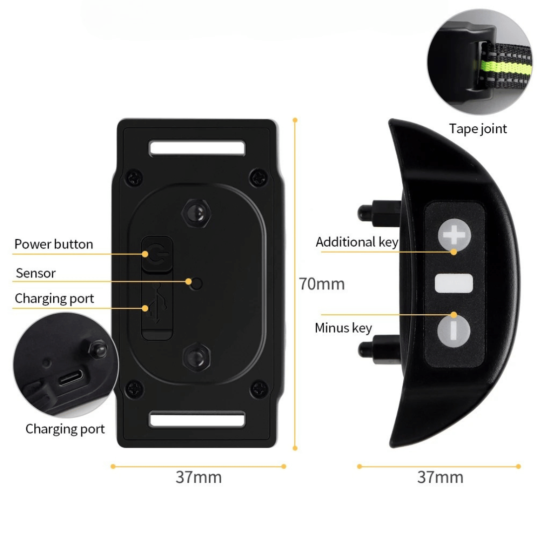 Automatic Anti-Bark Dog Training Collar with Humane Static Shock & Sound 4
