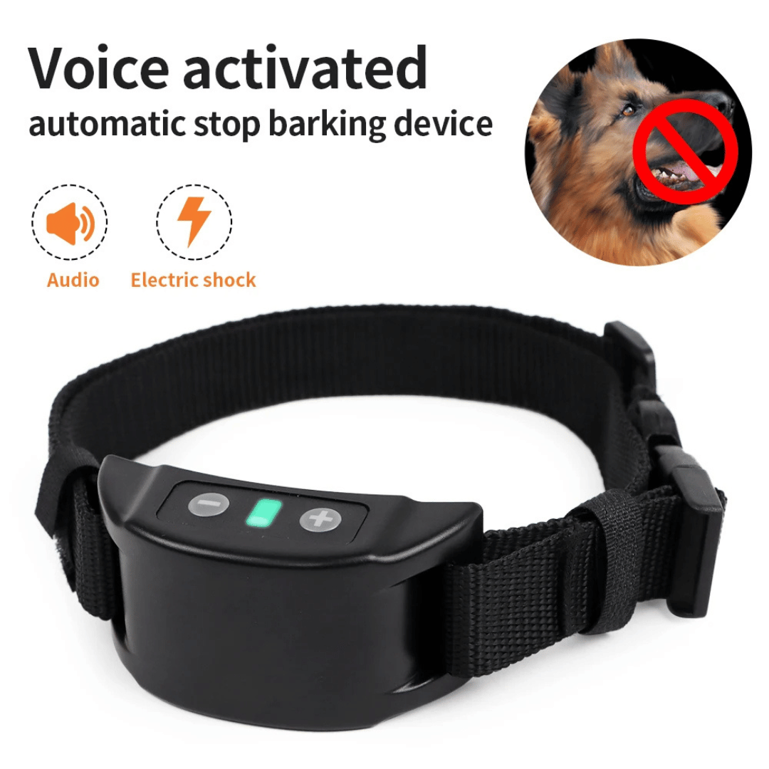 Automatic Anti-Bark Dog Training Collar with Humane Static Shock & Sound 7