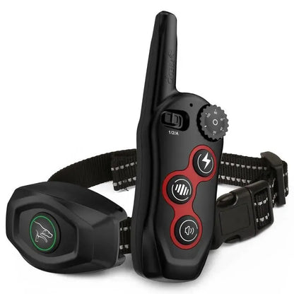 Automatic Anti-Bark Dog Training Collar with Remote Control up to 450m Range 1