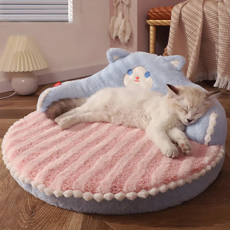 Beautiful Plush Cat Bed 1