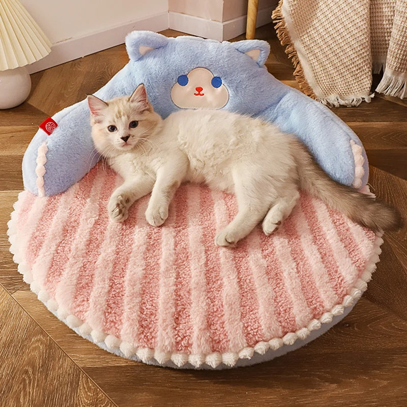 Beautiful Plush Cat Bed 3