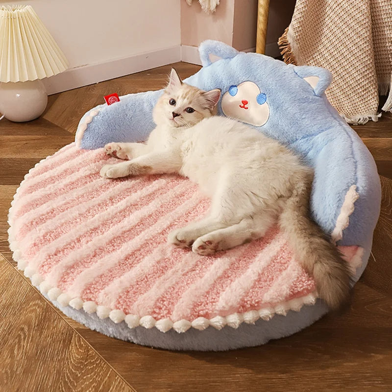 Beautiful Plush Cat Bed 4
