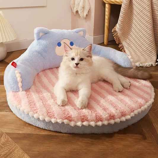 Beautiful Plush Cat Bed 5