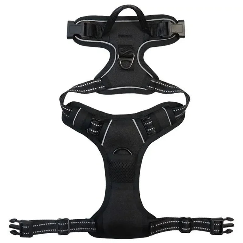 Dog Harness Training Vest with Reflective Straps, Handle & Secure Buckles 21