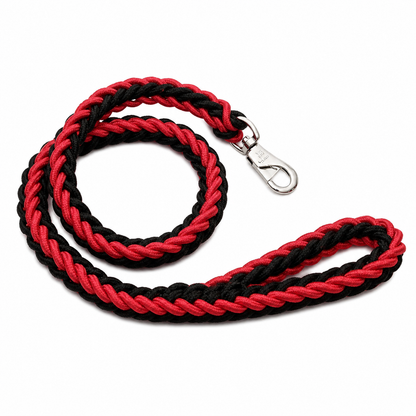 Extra Thick Braided Dog Lead for Large Dogs | Heavy Duty Wide Rope Leash up to 3cm Width